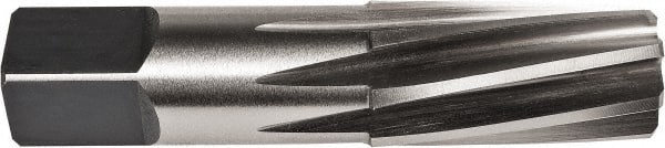 Union Butterfield - 1/2" Pipe, 3/4" Diam, 0.665" Small End Diam, 11/16" Straight Shank, 1-3/8" Flute, Taper Pipe Reamer - Exact Industrial Supply