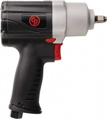 Chicago Pneumatic - 3/8" Drive, 9,400 RPM, 415 Ft/Lb Torque Impact Wrench - Pistol Grip Handle, 1,700 IPM, 20 CFM, 90 psi, 1/4" NPT Inlet - Exact Industrial Supply