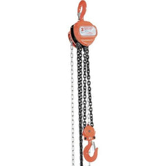 Vestil - 4,000 Lb Lifting Capacity, 15' Lift Height, Hand Hoist - Made from Chain - Exact Industrial Supply