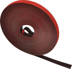 VELCRO Brand - 1/2" Wide x 25 Yd Long Self Fastening Tie/Strap Hook & Loop Roll - Continuous Roll, Red, Printable Surface - Exact Industrial Supply