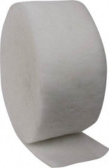 Made in USA - 90' Long x 16" Wide x 1" Thick Polyester Media Air Filter Media Roll - MERV 5, 85% Arrestance Efficiency, 500 FPM Max Air Flow, 0.14" wpg Init Resist, 1" wpg Final Resist, 30% Particle Capture Efficiency, Use with Any Unit - Exact Industrial Supply