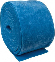 Made in USA - 90' Long x 20" Wide x 1" Thick Polyester Media Air Filter Media Roll - MERV 7, 86% Arrestance Efficiency, 500 FPM Max Air Flow, 0.14" wpg Init Resist, 1" wpg Final Resist, Use with Any Unit - Exact Industrial Supply