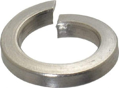 Value Collection - M8, 8.1mm ID, 2mm Thick High Collar Split Lock Washer - 18-8 Austenitic Grade A2 Stainless Steel, Uncoated, 8.1mm Min ID, 8.5mm Max ID, 12.7mm Max OD - Exact Industrial Supply