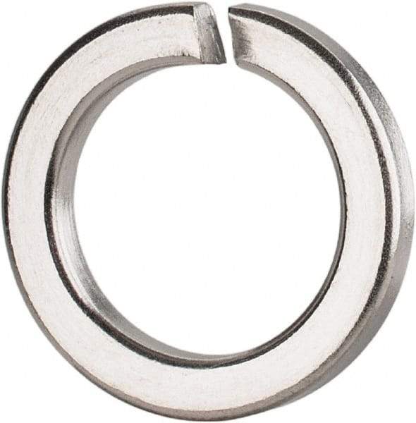 Value Collection - M20, 20.2mm ID, 4.5mm Thick High Collar Split Lock Washer - 18-8 Austenitic Grade A2 Stainless Steel, Uncoated, 20.2mm Min ID, 21.2mm Max ID, 30.6mm Max OD - Exact Industrial Supply