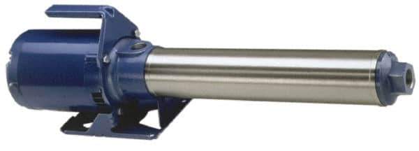 Goulds Pumps - 1-1/2 hp, 1 Phase, 115/230 Volt, Suction and Gravity Feed Pump, Multi Stage Booster Pump - Water Supply Booster, ODP Motor, 10 Stage - Exact Industrial Supply
