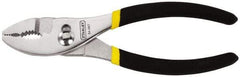 Stanley - 6-3/4" OAL, 1-7/16" Jaw Length, Slip Joint Pliers - 2 Positions, Serrated Jaw, Slip Joint Head, Slip Joint Plier Tool, Serrated Pipe Jaw - Exact Industrial Supply