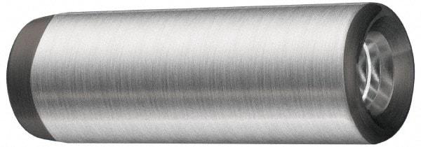 Jergens - 3/4" Diam x 1-1/2" Pin Length Alloy Steel Pull Out Dowel Pin - C 47-58 & C 60-64 (Surface) Hardness, 1 Beveled & 1 Threaded End - Exact Industrial Supply