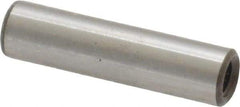 Jergens - 1/4" Diam x 1" Pin Length Alloy Steel Pull Out Dowel Pin - C 47-58 & C 60-64 (Surface) Hardness, 1 Beveled & 1 Threaded End - Exact Industrial Supply