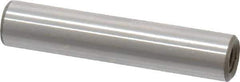 Jergens - 1/4" Diam x 1-1/4" Pin Length Alloy Steel Pull Out Dowel Pin - C 47-58 & C 60-64 (Surface) Hardness, 1 Beveled & 1 Threaded End - Exact Industrial Supply