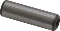 Jergens - 3/8" Diam x 1-1/4" Pin Length Alloy Steel Pull Out Dowel Pin - C 47-58 & C 60-64 (Surface) Hardness, 1 Beveled & 1 Threaded End - Exact Industrial Supply