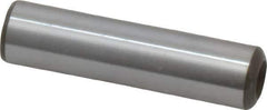Jergens - 3/8" Diam x 1-1/2" Pin Length Alloy Steel Pull Out Dowel Pin - C 47-58 & C 60-64 (Surface) Hardness, 1 Beveled & 1 Threaded End - Exact Industrial Supply