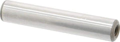 Jergens - 3/8" Diam x 2" Pin Length Alloy Steel Pull Out Dowel Pin - C 47-58 & C 60-64 (Surface) Hardness, 1 Beveled & 1 Threaded End - Exact Industrial Supply