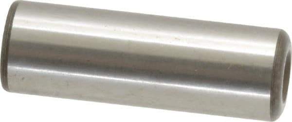 Jergens - 1/2" Diam x 1-1/2" Pin Length Alloy Steel Pull Out Dowel Pin - C 47-58 & C 60-64 (Surface) Hardness, 1 Beveled & 1 Threaded End - Exact Industrial Supply