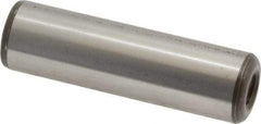 Jergens - 1/2" Diam x 1-3/4" Pin Length Alloy Steel Pull Out Dowel Pin - C 47-58 & C 60-64 (Surface) Hardness, 1 Beveled & 1 Threaded End - Exact Industrial Supply
