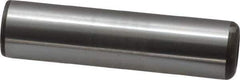 Jergens - 1/2" Diam x 2" Pin Length Alloy Steel Pull Out Dowel Pin - C 47-58 & C 60-64 (Surface) Hardness, 1 Beveled & 1 Threaded End - Exact Industrial Supply