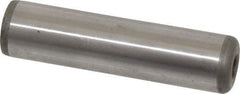 Jergens - 3/4" Diam x 2-1/2" Pin Length Alloy Steel Pull Out Dowel Pin - C 47-58 & C 60-64 (Surface) Hardness, 1 Beveled & 1 Threaded End - Exact Industrial Supply