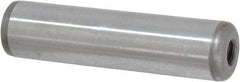 Jergens - 3/4" Diam x 3" Pin Length Alloy Steel Pull Out Dowel Pin - C 47-58 & C 60-64 (Surface) Hardness, 1 Beveled & 1 Threaded End - Exact Industrial Supply