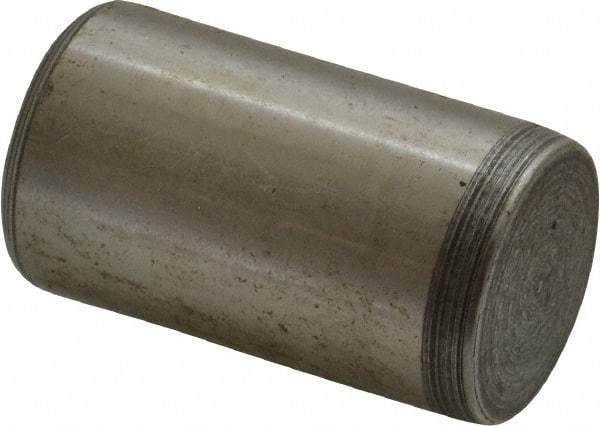 Jergens - 1" Diam x 1-3/4" Pin Length Alloy Steel Pull Out Dowel Pin - C 47-58 & C 60-64 (Surface) Hardness, 1 Beveled & 1 Threaded End - Exact Industrial Supply