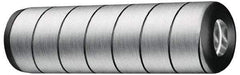 Jergens - 1/2" Diam x 2-1/2" Pin Length Alloy Steel Grooved Dowel Pin - C 47-58 & C 60-64 (Surface) Hardness, 1 Beveled & 1 Threaded End - Exact Industrial Supply