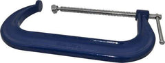 Gibraltar - Regular-Duty 12" Max Opening, 6-5/16" Throat Depth, Forged Steel Standard C-Clamp - 9,500 Lb Capacity, 2" Min Opening, Deep Throat - Exact Industrial Supply