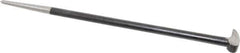 Value Collection - 16" OAL Rolling Head Pry Bar - 1/2" Wide, Chrome Vanadium - Exact Industrial Supply
