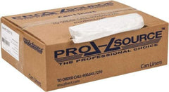 PRO-SOURCE - 0.31 mil Thick, Household/Office Trash Bags - 30" Wide x 36" High, Clear - Exact Industrial Supply