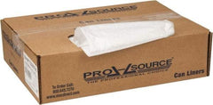 PRO-SOURCE - 0.35 mil Thick, Household/Office Trash Bags - 33" Wide x 39" High, Clear - Exact Industrial Supply