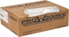 PRO-SOURCE - 0.47 mil Thick, Household/Office Trash Bags - 38" Wide x 58" High, Clear - Exact Industrial Supply