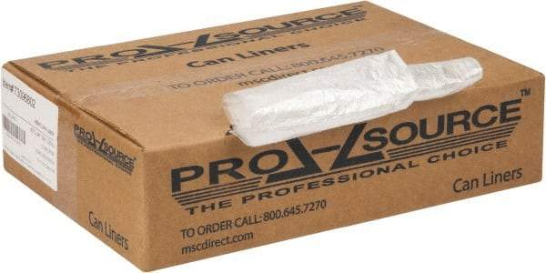 PRO-SOURCE - 0.39 mil Thick, Household/Office Trash Bags - 40" Wide x 46" High, Clear - Exact Industrial Supply