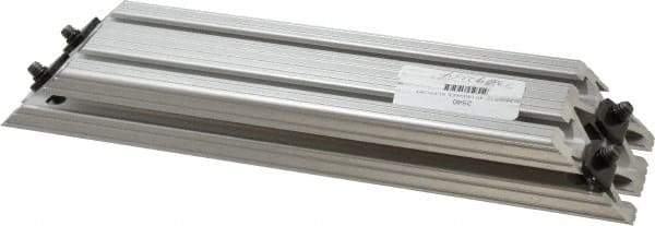 80/20 Inc. - 1-1/2" Wide, 12" High, Open Shelving 45° Support Bracket - Aluminum, Use with Series 15 - 1530 Extrusion - Exact Industrial Supply