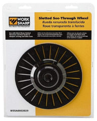 Work Sharp - 6 Inch Outside Diameter Slotted Wheel - Work Sharp 3000 Machine Compatible - Exact Industrial Supply