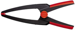 Bessey - 3" Jaw Opening Capacity, 4" Throat Depth, Needle Nose, Spring Clamp - Plastic Body, Plastic Handle, Plastic Tip, 9" OAL - Exact Industrial Supply