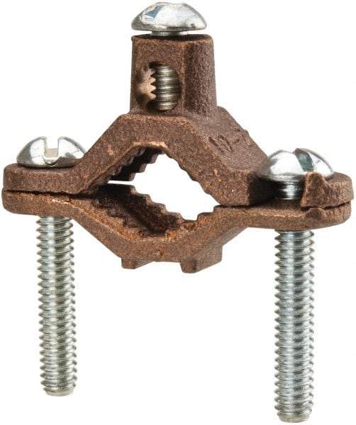 Thomas & Betts - 2 (Strand); 10 (Solid) AWG Compatible Grounding Clamp - Exact Industrial Supply
