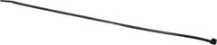 Thomas & Betts - 11-1/2" Long Black Nylon Standard Cable Tie - 40 Lb Tensile Strength, 1.13mm Thick, 1-3/4" Max Bundle Diam - Exact Industrial Supply
