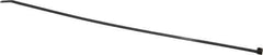 Thomas & Betts - 14.1" Long Black Nylon Standard Cable Tie - 50 Lb Tensile Strength, 1.35mm Thick, 1-1/4" Max Bundle Diam - Exact Industrial Supply