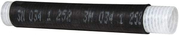3M - 229mm Long, 2:1, EPDM Rubber Cold Shrink Electrical Tubing - Black - Exact Industrial Supply
