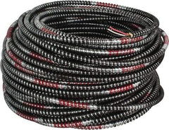 AFC CABLE - THHN, 14 AWG, 15 Amp, 250' Long, Solid Core, 3 Strand Building Wire - Black, Thermoplastic Insulation - Exact Industrial Supply