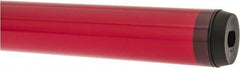 Made in USA - 48 Inch Long, Red, Fluorescent Lamp Sleeve - T12 Shape - Exact Industrial Supply