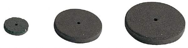 Made in USA - 1-1/2" Diam x 1/4" Hole x 3/8" Thick, 240 Grit Surface Grinding Wheel - Aluminum Oxide/Silicon Carbide Blend, Very Fine Grade, 15,000 Max RPM - Exact Industrial Supply