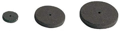 Made in USA - 1-1/2" Diam x 1/4" Hole x 3/8" Thick, 120 Grit Surface Grinding Wheel - Aluminum Oxide/Silicon Carbide Blend, Fine Grade, 15,000 Max RPM - Exact Industrial Supply