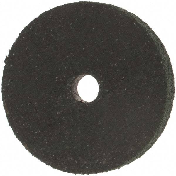 Made in USA - 1-1/2" Diam x 1/4" Hole x 3/16" Thick, 46 Grit Surface Grinding Wheel - Aluminum Oxide/Silicon Carbide Blend, Coarse Grade, 15,000 Max RPM - Exact Industrial Supply