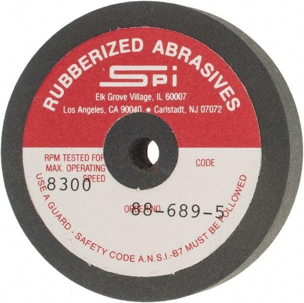 Made in USA - 2-1/2" Diam x 1/4" Hole x 3/8" Thick, 240 Grit Surface Grinding Wheel - Aluminum Oxide/Silicon Carbide Blend, Very Fine Grade, 8,300 Max RPM - Exact Industrial Supply