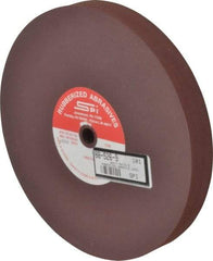 Made in USA - 8" Diam x 1/2" Hole x 1" Thick, 120 Grit Surface Grinding Wheel - Aluminum Oxide/Silicon Carbide Blend, Fine Grade, 2,600 Max RPM - Exact Industrial Supply