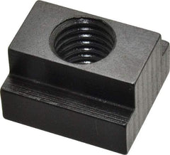 Gibraltar - 5/8-11 Blind Tapped T Slot Nut - 11/16" Slot Width, 1-1/8 x 7/16" Base Width x Height, 1-1/4 x 3/4" OAL x Height - Exact Industrial Supply