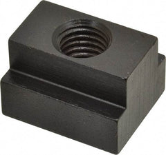 Gibraltar - 5/8-11 Blind Tapped T Slot Nut - 13/16" Slot Width, 1-1/4 x 9/16" Base Width x Height, 1-1/2 x 1" OAL x Height - Exact Industrial Supply