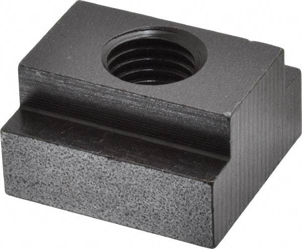 Gibraltar - 3/4-10 Blind Tapped T Slot Nut - 1" Slot Width, 1-5/8 x 5/8" Base Width x Height, 1-3/4 x 1" OAL x Height - Exact Industrial Supply