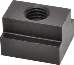 Gibraltar - 5/8-11 Tapped Through T Slot Nut - 13/16" Slot Width, 1-1/4 x 9/16" Base Width x Height, 1-1/2 x 1" OAL x Height - Exact Industrial Supply