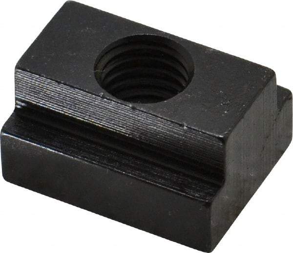 Gibraltar - M12x1.75 Blind Tapped T Slot Nut - 9/16" Slot Width, 22 x 9mm Base Width x Height, 29 x 16mm OAL x Height - Exact Industrial Supply