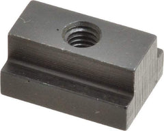 Gibraltar - M6x1.00 Tapped Through T Slot Nut - 7/16" Slot Width, 16 x 6mm Base Width x Height, 22 x 11mm OAL x Height - Exact Industrial Supply