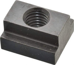 Gibraltar - M10x1.50 Tapped Through T Slot Nut - 1/2" Slot Width, 19 x 7mm Base Width x Height, 22 x 13mm OAL x Height - Exact Industrial Supply